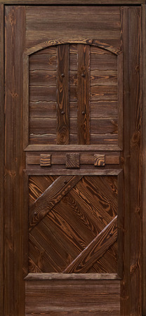 Дверной блок (тип 5), двери (массив сосны, старение) - Мебельная компания "ИРБЕЯ" - Производство мебели