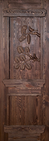 Дверной блок (тип 7), двери (массив сосны, старение) - Мебельная компания "ИРБЕЯ" - Производство мебели